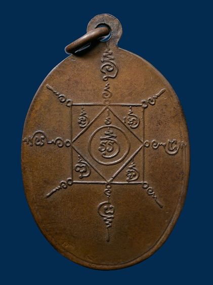 เหรียญพ่อท่านคล้าย วาจาสิทธิ์ วัดสวนขัน รุ่นแรกปี 2498 พิมพ์สองขอบ เนื้อทองแดง รูปที่ 13