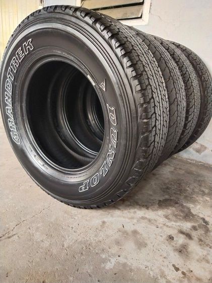  ยกชุด ยางDUNLOP  ยางนิ่ม  ไม่แตกลายงา มีสตรีม1เส้น  245 70 R16  ปี2017 รูปที่ 8