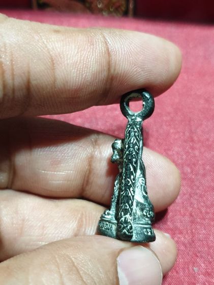 กระเช้าเสือหล่อโบราณ หลวงพ่อบุญมี วัดเขาสมอคอน จ.ลพบุรี สร้างปี 2520 สภาพไม่ผ่านการใช้สวยเดิม รูปที่ 4