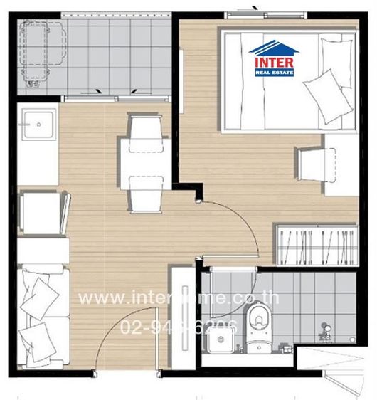คอนโดมิเนียม 24.48 ตร.ม. พลัมคอนโด โชคชัย4 ใกล้Central East Ville ถนนลาดพร้าว ถนนโชคชัย4 เขตลาดพร้าว กรุงเทพมหานคร รูปที่ 3