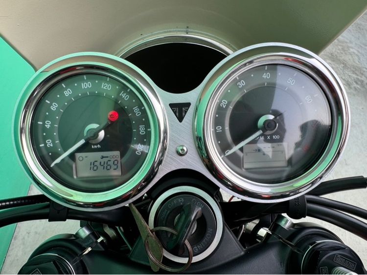TRIUMPH BONNEVILLE T100 2O16 จด 2017 สีส้ม รูปที่ 13