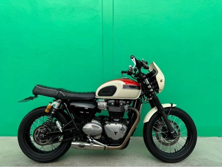 TRIUMPH BONNEVILLE T100 2O16 จด 2017 สีส้ม