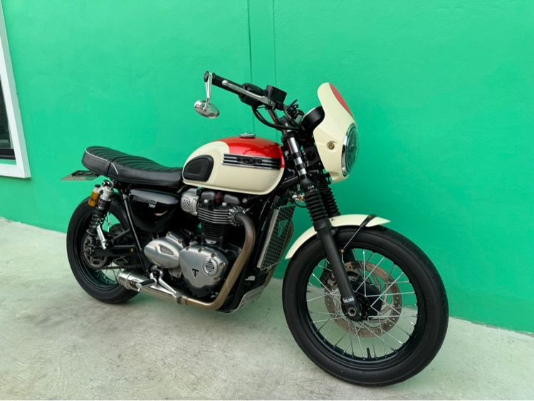 TRIUMPH BONNEVILLE T100 2O16 จด 2017 สีส้ม รูปที่ 2