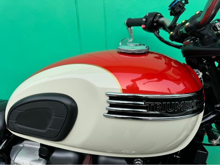 TRIUMPH BONNEVILLE T100 2O16 จด 2017 สีส้ม รูปที่ 4