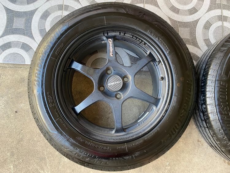 ยาง+ล้อ Bridgestone turanza t005a 195-65r15 ยางสภาพสวย ล้อไม่ดุ้ง รูปที่ 6