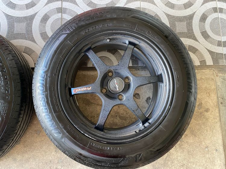 ยาง+ล้อ Bridgestone turanza t005a 195-65r15 ยางสภาพสวย ล้อไม่ดุ้ง รูปที่ 3