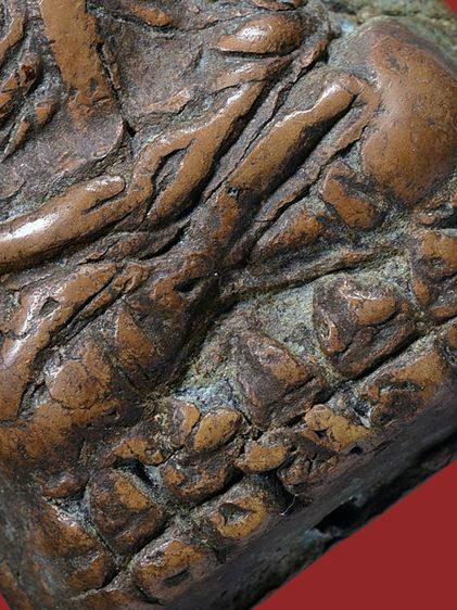 พระนิรันตราย - แคล้วคลาด - ปลอดภัย ให้เช่า พระบ้าน องค์สภาพสวย หลวงปู่ทวด วัดช้างให้ พิมพ์ปั๊มซ้ำใหญ่ ปี 05 เก่า สภาพใช้ รูปที่ 4