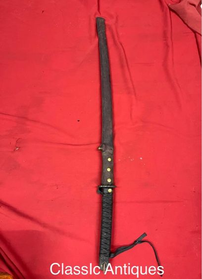 ดาบทหารญี่ปุ่น ซามูไร ปอกหุ้มหนัง รูปที่ 7