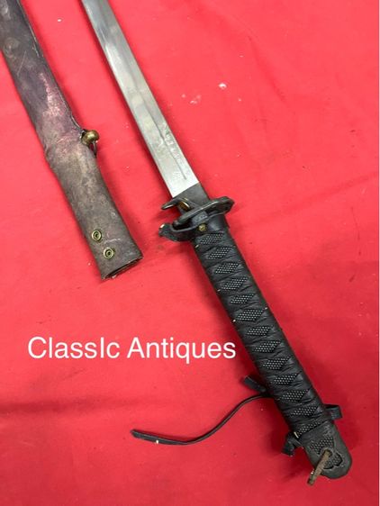 ดาบทหารญี่ปุ่น ซามูไร ปอกหุ้มหนัง รูปที่ 11