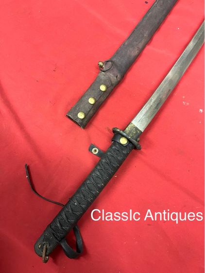 ดาบทหารญี่ปุ่น ซามูไร ปอกหุ้มหนัง