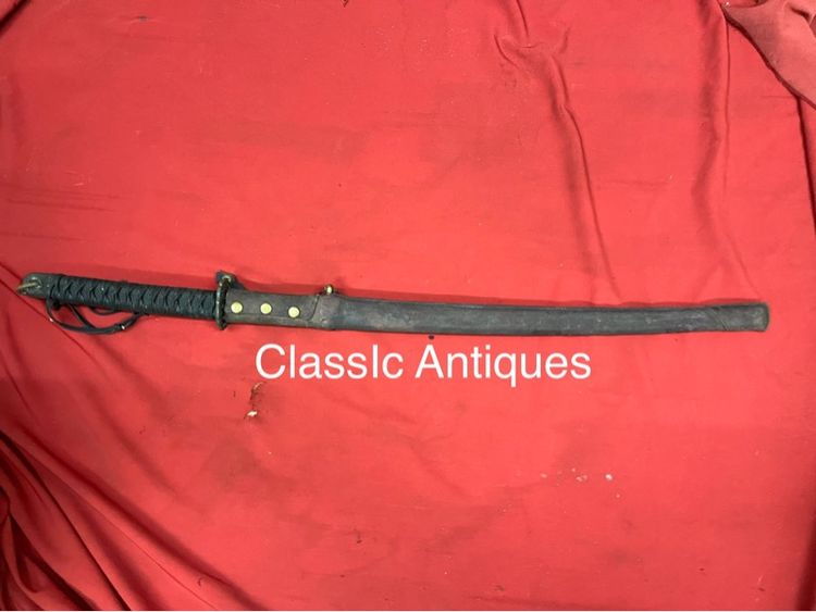 ดาบทหารญี่ปุ่น ซามูไร ปอกหุ้มหนัง รูปที่ 3