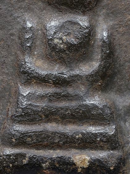 ให้บูชา พระบ้าน พระหลวงพ่อเนียม วัดน้อย พิมพ์เศียรแหลม 2 หน้า เนื้อชินตะกั่ว เก่า รูปที่ 7