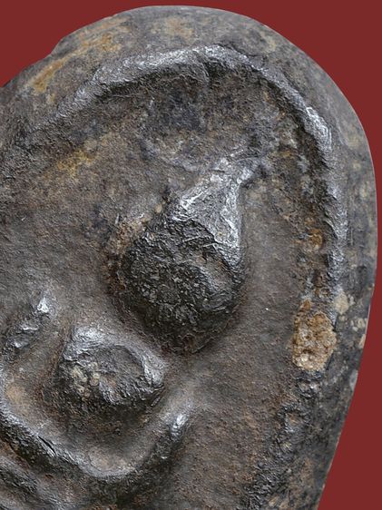 ให้บูชา พระบ้าน พระหลวงพ่อเนียม วัดน้อย พิมพ์เศียรแหลม 2 หน้า เนื้อชินตะกั่ว เก่า รูปที่ 2