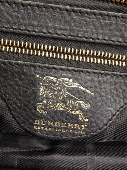 เบอร์เบอรี่ กระเป๋าผ้าใบลาย House Check ขนาดใหญ่ รับประกันของแท้  รูปที่ 6