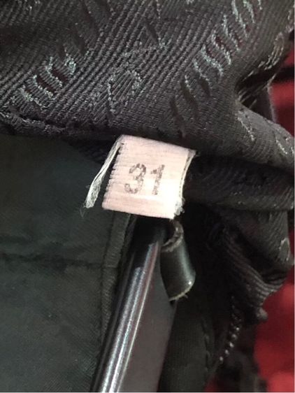 กระเป๋าสะพายไหล่สายโซ่สีเขียว Prada Tessuto รับประกันของแท้  รูปที่ 8