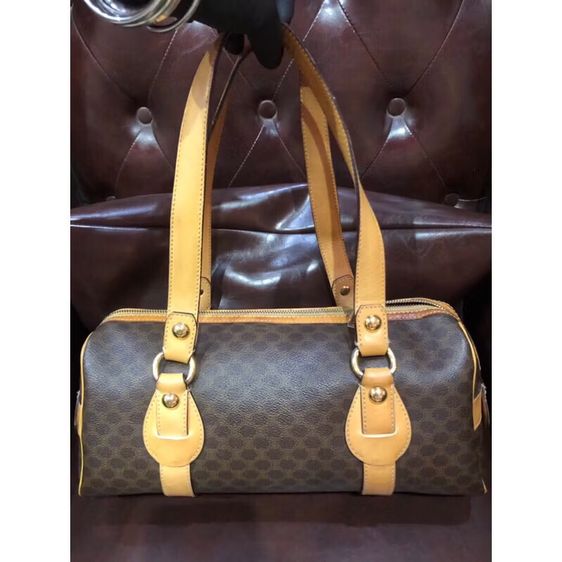 Macadamblason Baguette กระเป๋าสะพายไหล่ Celine ของแท้  รับประกัน รูปที่ 2