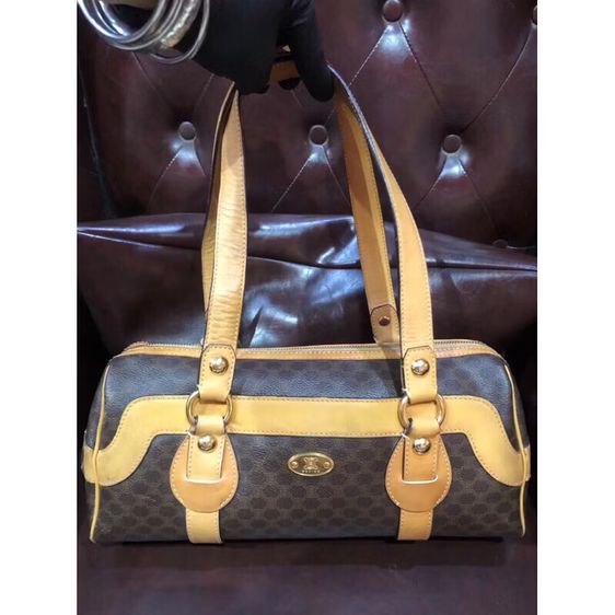 Macadamblason Baguette กระเป๋าสะพายไหล่ Celine ของแท้  รับประกัน