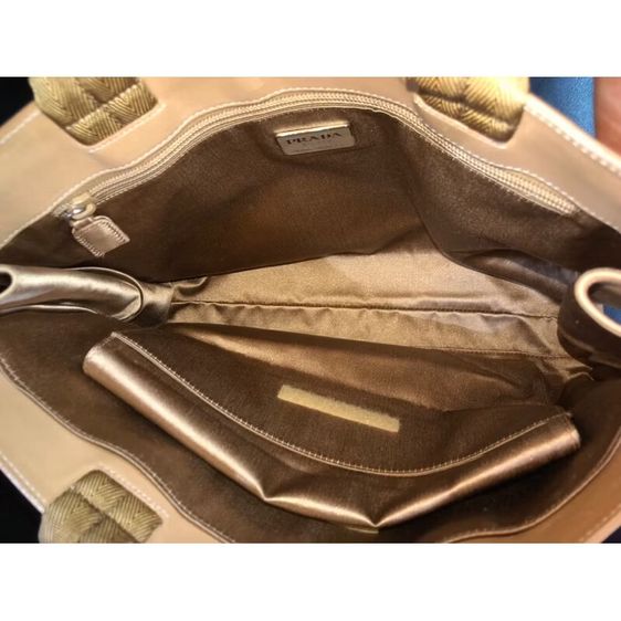 PRADA vintage tote bag leather กระเป๋าหนัง Prada วินเทจ รับประกันของแท้  รูปที่ 4