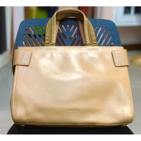 PRADA vintage tote bag leather กระเป๋าหนัง Prada วินเทจ รับประกันของแท้ 