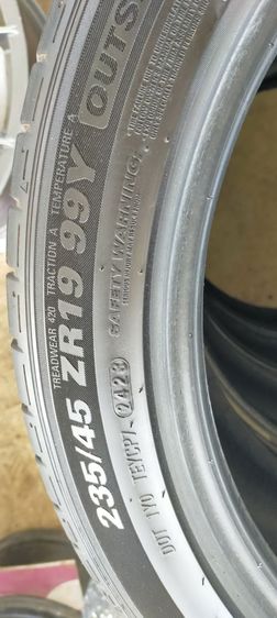 ยางkumho 235 45 19 ปี23 ยางสวยทุกเส้น รูปที่ 3