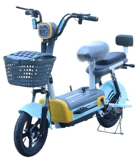 จักรยานไฟฟ้า TD2 รุ่นใหม่2025  ยกแบตเอามาชาร์จได้ ดีไซน์สวยงาม จักรยานไฟฟ้า รุ่น TD2 มอเตอร์ 500W แบตเตอรี่ 48v 12AH แบบตะกั่ว ระยะเวลาชาร รูปที่ 3