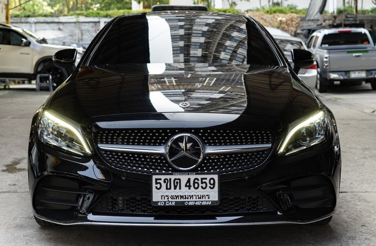 Mercedes-Benz C-Class 2022 C200 Sedan เบนซิน ไม่ติดแก๊ส เกียร์อัตโนมัติ ดำ