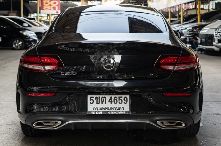 Mercedes-Benz C-Class 2022 C200 Sedan เบนซิน ไม่ติดแก๊ส เกียร์อัตโนมัติ ดำ รูปที่ 4