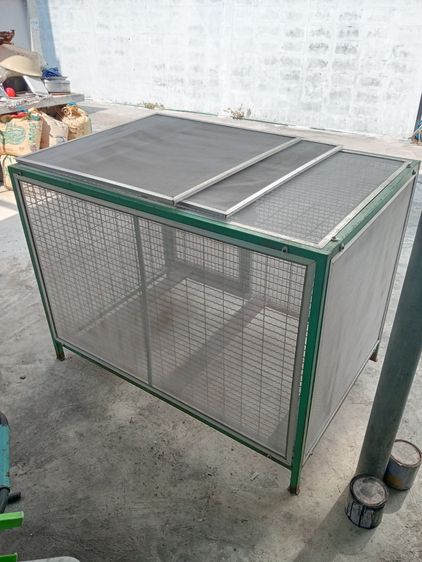 กรง คอกและประตู กรงสุนัขพร้อมมุ้งลวดกอดประกอบได้