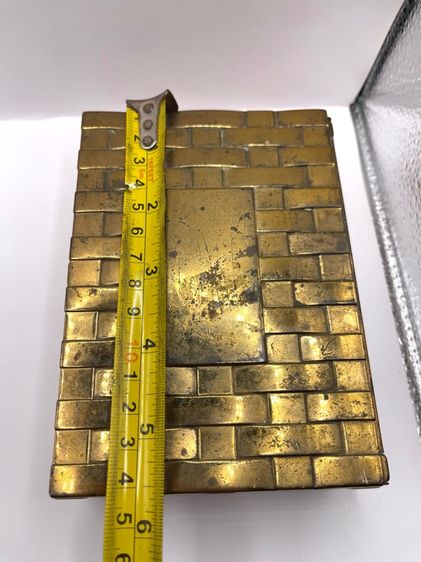 หีบ กล่อง โลหะเก่าโบราณสะสม รูปที่ 15