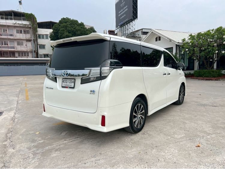 Toyota Vellfire 2016 2.5 Hybrid ZR G Edition E-Four 4WD Utility-car ไฮบริด เกียร์อัตโนมัติ ขาว รูปที่ 4