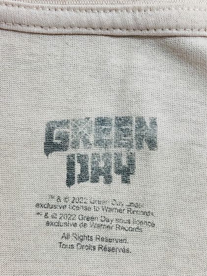 เสื้้อวง GREEN DAY รูปที่ 5