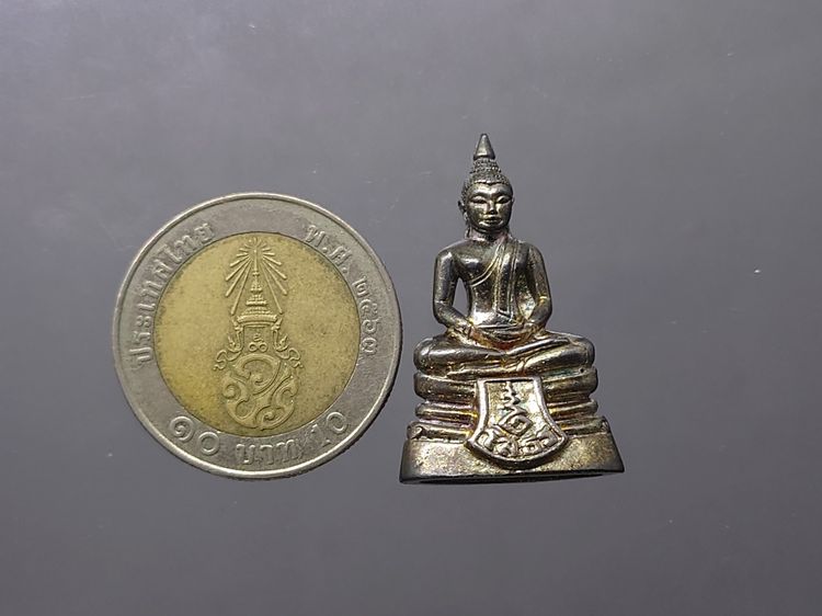 พระพุทธโสธร เนื้อเงิน รมดำ ที่ระลึกครบรอบ 120 ปี กรมศุลกากร กระทรวงการคลัง พ.ศ.2537 พร้อมกล่องเดิม รูปที่ 8