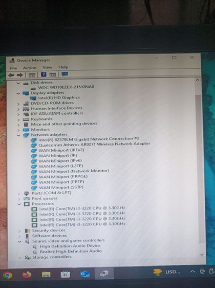 HP Intel Core i3 jen3 ram 6 G. hd 1000 GB. Intel HD Graphic อุปกรณ์ ครบ รูปที่ 13