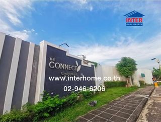 ทาวน์เฮ้าส์ 2 ชั้น 27.6 ตร.ว. หมู่บ้านเดอะ คอนเนค สุวรรณภูมิ 3 ซอย4 ซอยกิ่งแก้ว37 ถนนกิ่งแก้ว ถนนบางนาตราด บางพลี สมุทรปราการ