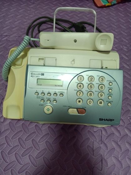 ขายแฟกซ์ ยี่ห้อ ชาร์ป รุ่น FO31 สภาพดี เสียบปลั๊กไฟเข้าเพื่อทำงาน ใช้โทรออก รับเข้าได้ รูปที่ 2