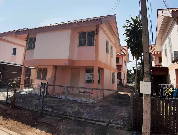 ไม่มี ขายบ้านแฝดสองชั้น 2 หลังติดกัน บนที่ดิน 42 ตร.วา หมู่บ้านเอื้ออาทร หนองคาย (หาดคำ)  รูปที่ 3