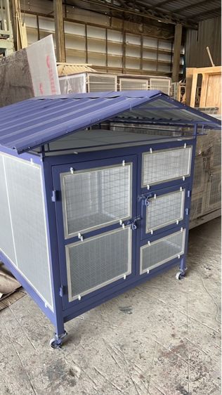 บ้านสุนัข บ้านแมว กรงนกทุกขนาด ทุกแบบราคาส่ง งานสวย วัสดุแข็งแรง ทำสร้างทุกขนาด รั่วกั้นสุนัข คอก และอื่นๆ เหล็ก สแตนเลส บ้านเณ่อร่า รูปที่ 16