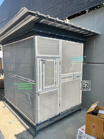 บ้านสุนัข บ้านแมว กรงนกทุกขนาด ทุกแบบราคาส่ง งานสวย วัสดุแข็งแรง ทำสร้างทุกขนาด รั่วกั้นสุนัข คอก และอื่นๆ เหล็ก สแตนเลส บ้านเณ่อร่า รูปที่ 11