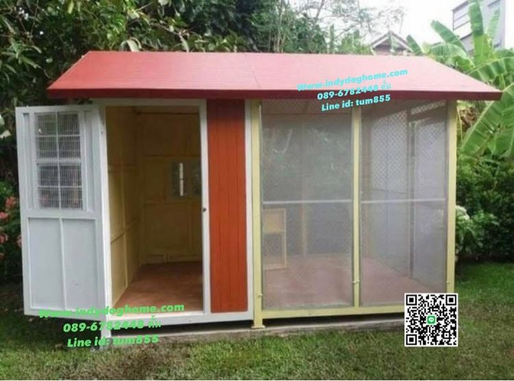 บ้านสุนัข บ้านแมว กรงนกทุกขนาด ทุกแบบราคาส่ง งานสวย วัสดุแข็งแรง ทำสร้างทุกขนาด รั่วกั้นสุนัข คอก และอื่นๆ เหล็ก สแตนเลส บ้านเณ่อร่า รูปที่ 7