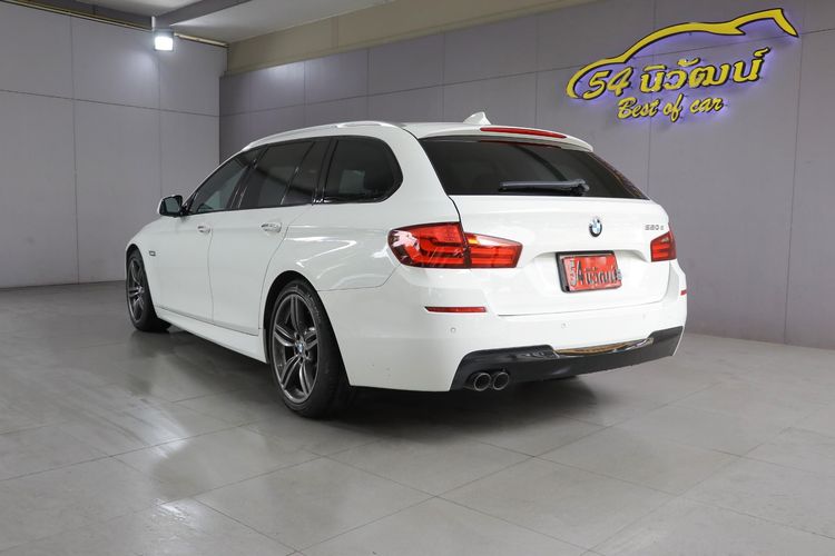 BMW Series 5 2012 520d Sedan ดีเซล ไม่ติดแก๊ส เกียร์อัตโนมัติ ขาว รูปที่ 3