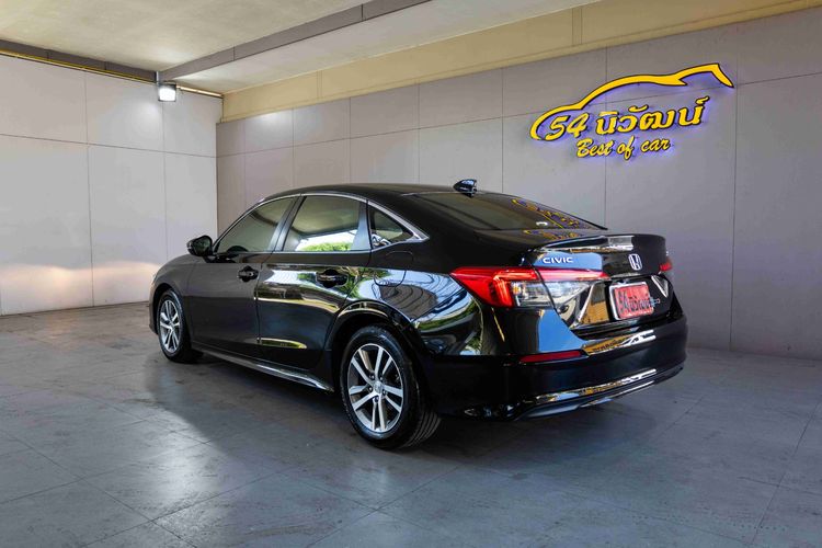 Honda Civic 2021 1.5 Turbo EL+ Sedan เบนซิน ไม่ติดแก๊ส เกียร์อัตโนมัติ ดำ รูปที่ 4
