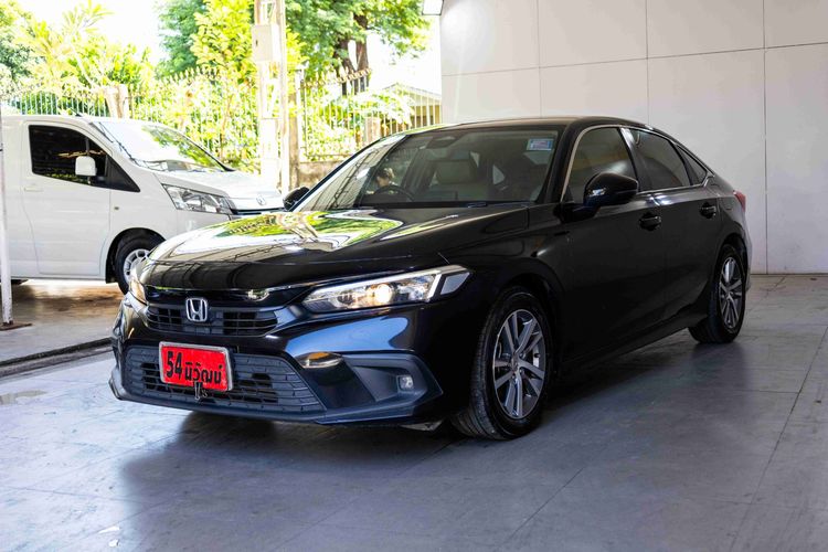 Honda Civic 2021 1.5 Turbo EL+ Sedan เบนซิน ไม่ติดแก๊ส เกียร์อัตโนมัติ ดำ รูปที่ 3