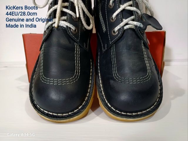KicKers Boots, Men's 44EU(28.0cm) Original ของแท้ มือ 2 สภาพเยี่ยม, รองเท้า KicKers หนังแท้ พื้นเต็ม มีตำหนิเล็กน้อยตามรูปและรายละเอียด รูปที่ 6