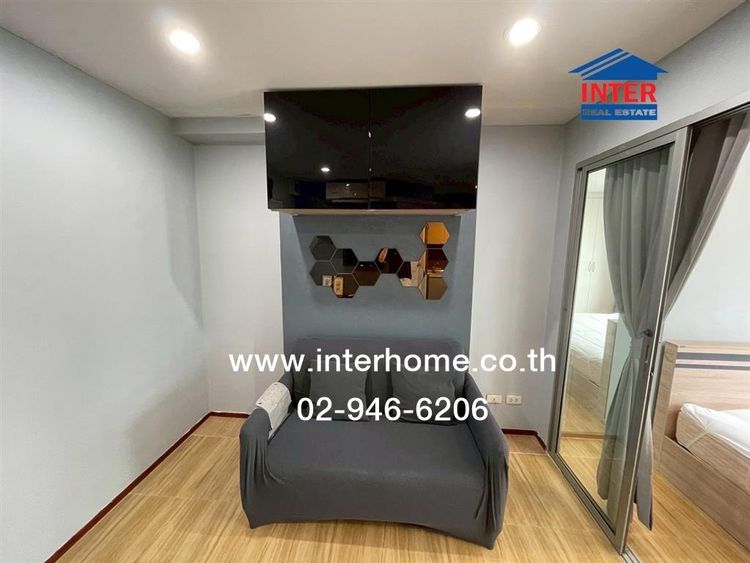 มีบางส่วน ไม่ใช่ คอนโดมิเนียม 29.15 ตร.ม. ดีคอนโด รัตนาธิเบศร์ ใกล้รถไฟฟ้าMRTไทรม้า ถนนรัตนาธิเบศร์ ถนนราชพฤกษ์ เมืองนนทบุรี นนทบุรี รูปที่ 2