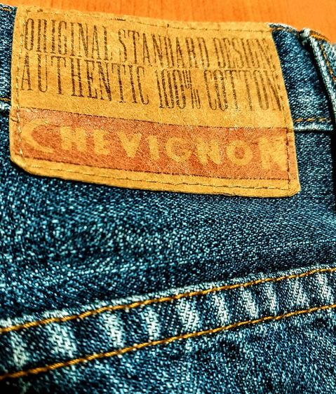 🔖5️⃣0️⃣0️⃣.- 🔥 Special SALE 💥 🆒 👖กางเกงยีนส์ CHEVINON (France) รูปที่ 3