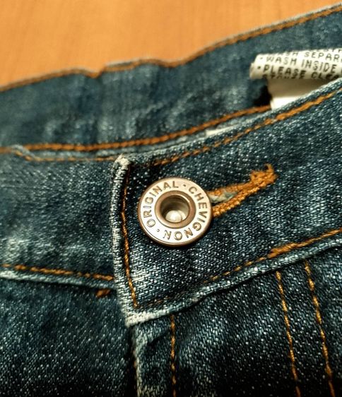 🔖5️⃣0️⃣0️⃣.- 🔥 Special SALE 💥 🆒 👖กางเกงยีนส์ CHEVINON (France) รูปที่ 4