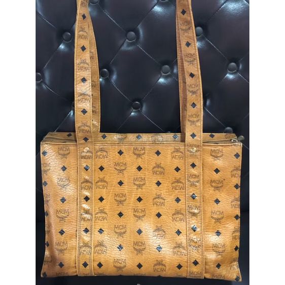 MCM Visetos Tote Bag Camel หนังสัตว์  กระเป๋าโท้ต MCM Shoppers ของแท้  รูปที่ 2
