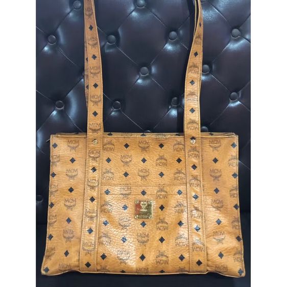 MCM Visetos Tote Bag Camel หนังสัตว์  กระเป๋าโท้ต MCM Shoppers ของแท้ 