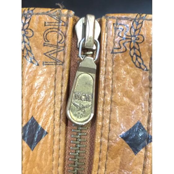 MCM Visetos Tote Bag Camel หนังสัตว์  กระเป๋าโท้ต MCM Shoppers ของแท้  รูปที่ 8