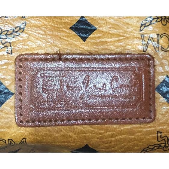 MCM Visetos Tote Bag Camel หนังสัตว์  กระเป๋าโท้ต MCM Shoppers ของแท้  รูปที่ 5